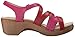 Dansko Women's Stevie Fuchsia Multi Wedge Sandal