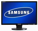 Samsung Syncmaster 245B 24 Zoll TFT Monitor schwarz DVI (Kontrast 3000:1, 5Ms Reaktionszeit) (Auflösung 1920 x 1200 Bildpunkte)