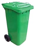 TH-32-GRN Trash Can, Polyethylene, 22