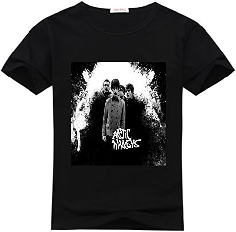 Guifei Yang Arctic Monkeys Youth T-Shirts Navy Blue Size XL(14-16Y,Chest:92cm)