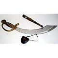 #18 * tolles Piraten Set bestehend aus S�bel Fernrohr und Augenklappe Karneval Fasching