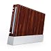 Dark Rosewood Design Nintendo Wii Body Protector Skin Decal Sticker