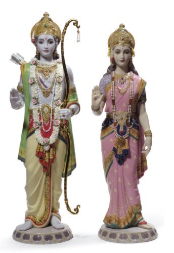 NEW Lladro Rama and Sita Limited Edition Sculptures 
