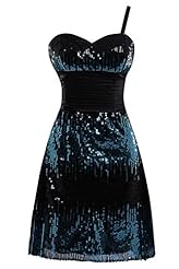 Sexy Cocktail Beaded Sequined One Shoulder Evening Dress/Prom Dress/Party Dress/Wedding Dress 