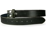 Snap On Genuine Vintage Retro Stitching-Edged Distressed Leather Belt Strap