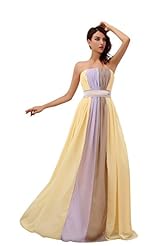 Strapless Cocktail Chiffon  Dress with a Brush/Sweep Train 