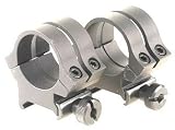 Weaver High Extension Rings w/Silver Finish
