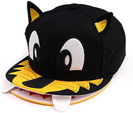 Neocubica Fox Face Snapback Unisex HipHop Cap Black_Yellow