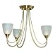 Hereford 3 Light Ceiling Pendant in Satin Brass 3x40W