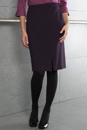 Knee Length Bow Detail Skirt