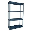 Heavy-Duty Ventilated 4-Shelf Storage Unit - 14.25"