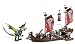Lego Castle 7048 - Troll Warship with 6 Troll Warriors, 1 Knight and 1 Dwarf Minifigure Plus 1 Giant Troll and 1 Armored Dragon Figures