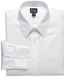 Traveler Point Collar Twill Check Dress Shirt Big/Tall