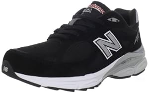 New Balance Men's 990V3 Running Shoe,Black,8 2E US