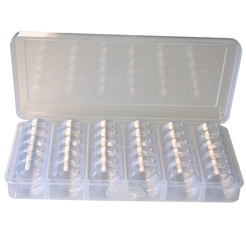 Storage Box Divider Tray 30 Round Stackable Clear Containers Organizer for Small eBay