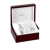 Bulova Wrist Watches - Bulova 96X006Crystal Ladies White Dial Watch by Bulova