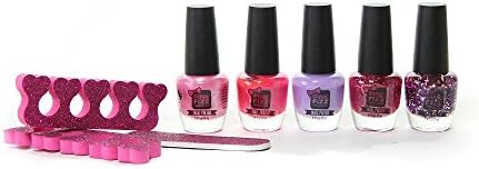 Pink Fizz Nail Polish Set (5 Pack) - Sweet Pink