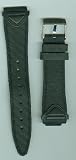 Genuine TIMEX Mens Black Leather Strap, wide end-piece 20mm, width 18mm, length 7 -1/4in