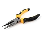 uxcell ニードルノーズプライヤー　ノーズプライヤ ケーブル圧着カッター　ペンチ　ゴムコードハンドル　交換　16cm