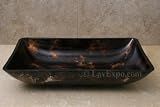 KIVGS113 Bathroom Lavatory Glass Vessel Sink Bowl