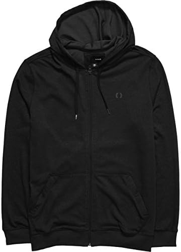 Hurley Men's Dri Fit Zip up Sweatshirt, Black, X-Large