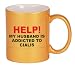 HELP! MY HUSBAND IS ADDICTED TO CIALIS Coffee Mug in Metallic Colors