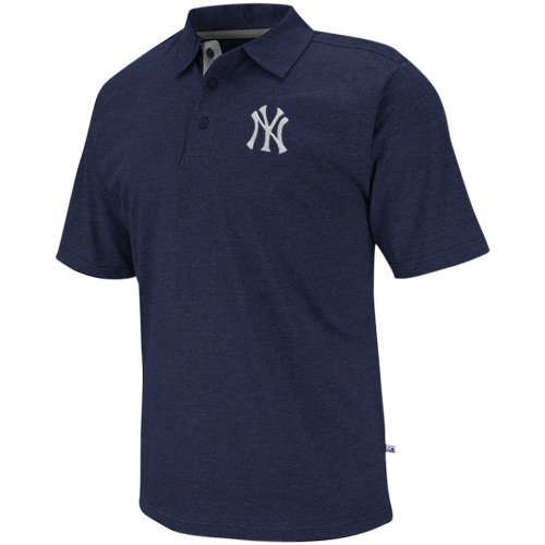 New York Yankees Navy Noble Heathered Polo Shirt