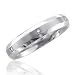 Men's Stainless Steel Diamond Band Ring (H, SI, 0.03 carat)- Band Width:5mm