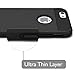iPhone 6 Plus Case, MagicMobile® Cute Protective Hard Shockproof [Drop Protection] Fashion Cover for Apple iPhone 6 Plus (5.5') Impact Resistant Hybrid Thin Armor Case [ Black / Black ] with Clear Screen Protector.