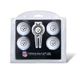 NFL Pittsburgh Steelers 4 Golf Balls and Divot Tool