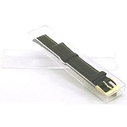 Classic Oilskin Watchband 18mm Long Leather Watch Band