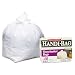 Handi-Bag® Handi-Bag Super Value Packs, 8 Gallon, .55mil, 21-1/2 x 24, White, 130