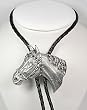 Diamondcut Pewter Horsehead Bolo Tie