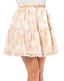 (リズリサ)LIZ LISA(リズリサ) クマ花柄プリントスカート 142-4037-0 120 ベージュ 0