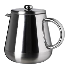 Double Walled Coffee/Tea Maker 1.2 Litre Stainless Steel Height 18.5cm