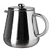 from ARIK Double Walled Coffee/Tea Maker 1.2 Litre Stainless Steel Height 18.5cm