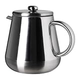 Double Walled Coffee/Tea Maker 1.2 Litre Stainless Steel Height 18.5cm