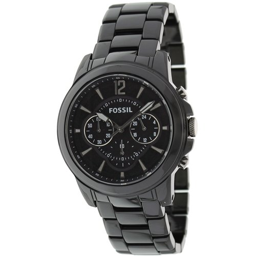 Fossil Grant Ceramic Watch - Black