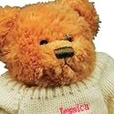 Personalised Teddy Bears (Pink Embroidery)