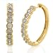 14K 2.00ct Diamond Hoop Earrings