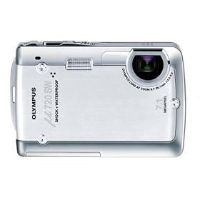 Olympus Mju 720 SW Digital Camera - Silver [7.0MP, 10 x optical zoom]