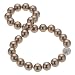 ZEEme Fashion Damencollier 45cm Muschelkernperle + Strassteine 377050002345