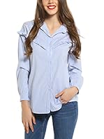 Romantik Paris Camisa Mujer Djul (Azul Claro)