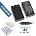 Photo : Combo Set Premium En-el8 Replacement Lithium-ion Battery + Home Battery Charger with Car Adapter for Nikon Digital Camera & Camcorder