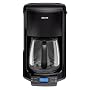 Krups FME2-14 12-Cup Coffeemaker with Glass Carafe, Black