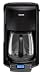 Krups FME214 Programmable 12-Cup Coffee Maker with Glass Carafe and LED Control Panel, Black