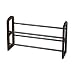 Home Solutions 2-Tier Expandable Wooden Shoe Rack
