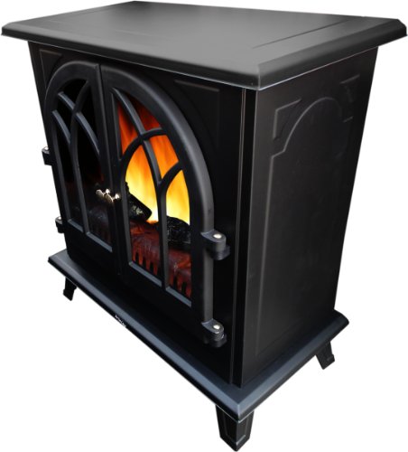 Buy 2000W Electric Flame Log Burning Effect Fireplace Stove Home Fire Fan Heater Promo Offer