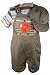BT Kids Spring Summer Baby Boys Kaki Green Helicopter Overall Short Set-18 Months