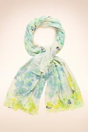 Indigo Collection Floral Lightweight Scarf [T01-4808I-S]